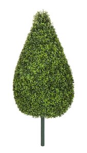 36 Inch Polyblend English Boxwood Teardrop Topiary
