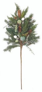 36" Mixed Eucalyptus Pine Branch
