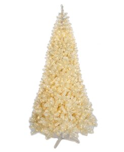 Matte Vintage White Slim Trees | Micro LED Lights | 5 Sizes