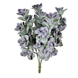 17" Artificial UV Coated Gray and Purple Jade Bush