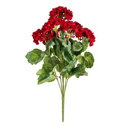 19.5" Geranium Bush-Red