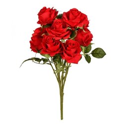 17.5" Red Rose Bush