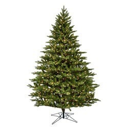 14 feet x 88 inches Douglas Fir Artificial Christmas Tree with 9416 PE/PVC Tips and 2900 UL Dura-...