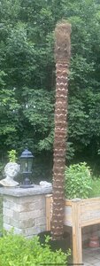 10 foot coconut palm tree ***trunk only no palm fronds****