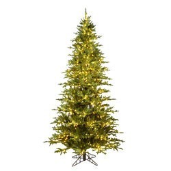 15 feet x 88 inches Kamas Fraser Fir Artificial Christmas Tree with 2200 Warm White Dura-Lit® LED Lights and 10674 PE/PVC Tips.