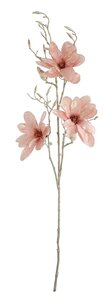 45" Metallic Pink Magnolia Spray