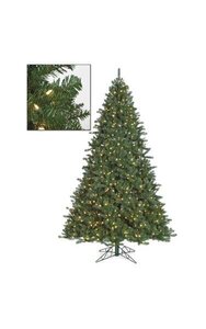 7.5 feet Monroe Pine Christmas Tree - Full Size - 57 inches Width - Wire Stand-NO LIGHTS