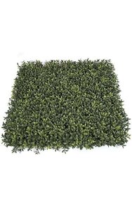 20 inches Plastic Outdoor Boxwood Mat - Tutone Green Leaves - FIRE RETARDANT