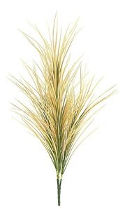 31 inches Plastic Grass - 190 Yellow/Green/Red Leaves - Bare Stem