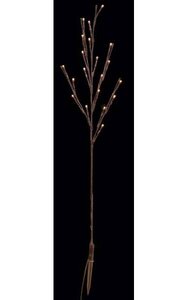 33 inches Lighted Twig Branch - Battery Operated - 20 Warm White LED Lights
