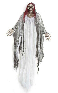 38 inches Hanging Mummy Ornament - White