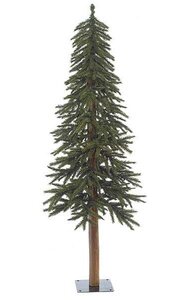 Alpine Christmas Tree - Natural Trunk - 475 Green Tips - 22 inches Width