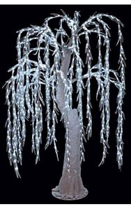 5 feet Willow Ice Christmas Tree with LED Lights