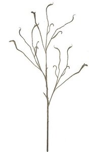 50 inches Plastic Willow Spray - Brown - 15 inches Stem Length