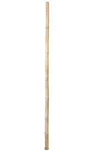 6 feet Natural Bamboo Pole (Solid Asian Bamboo) 1.5 inches Thick  Natural Color