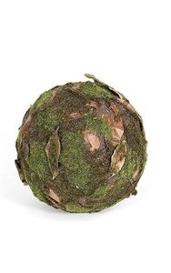 Styrofoam Moss/Leaf Ball - Green/Brown