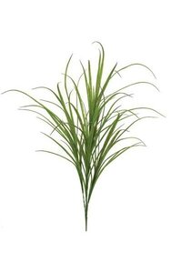 63 inches Plastic Cane Grass Bush - 60 Green Leaves - 5 inches Stem