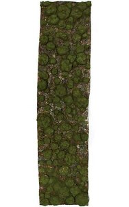 77 inches x 19 inches Styrofoam Moss Block Mat - Foam Flat Back - Green/Brown