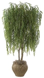 8 feet Weeping Willow - Natural Trunks - 5,088 Leaves- FIRE RETARDANT