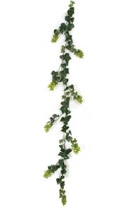 9 feet Long Outdoor English Ivy Garland - Green