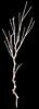 A-121490 52 inches Plastic Glittered Twig