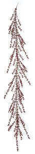 76 Inch Dark Red Berry Garland