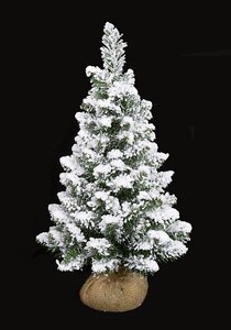 24 Inch Flocked Tree