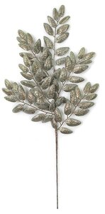 Earthflora's 21 Inch Metallic Locust Spray - Sage/gold