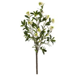 EFN-825 47 inches White Peach Blossom Branch