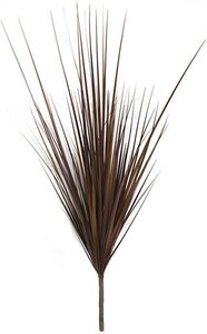 32 inches PVC Grass Bush - Burgundy