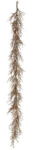 5.5 feet Plastic Coral Garland - Brown