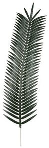 8.5 feet Polyblend Coconut Palm Frond - 73 Leaves - Aluminum Rod - Straight or Slight Curve