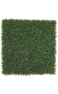 20 inches Plastic Polyblend UV  Outdoor Boxwood Mat - 1 inches Height - Traditional Leaf - Tutone Green