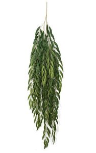 66 inches Weeping Willow Branch - 376 Green Leaves