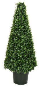 4 feet  UV Outdoor Boxwood Cone Topiary