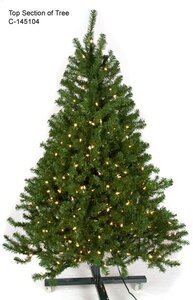 Canadian Fir Christmas Tree - Full Size - 8,510 Tips - 2,750 White LED Lights