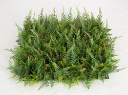 20 inches  x 20 inches x 4 inches Tall Outdoor Artificial Mixed Fern Mat