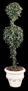 Faux English Ivy Topiary 2 Ball