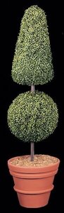 6 feet Tall Custom Made Life Like Plastic Boxwood Topiary