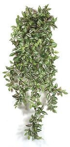 Faux Life Like Wandering Jew Hanging Bush