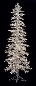 6 feet Tinsel Christmas Tree with  lights