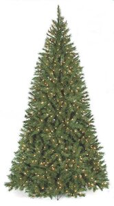 9 feet Pre Lit Christmas Montana Pine Tree