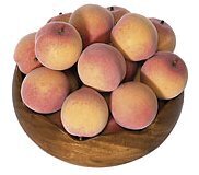 A-8010 Foam Peach - 2.5 inches Diameter - Natural (Sold Per Dozen)