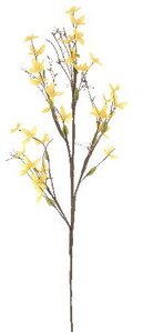 EFS-106 30 inches FORSYTHIA 30-1 inches to 2 inches Blooms, 12-1 inches Leaves. Hand wrapped wood...