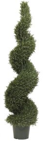 EF-3331  5 feet Rosemary Leaf Spiral Tree  2184 leaves Indoor/Outdoor