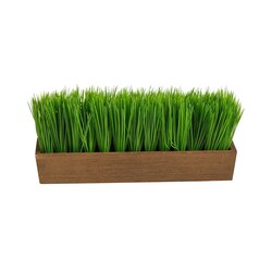 12" Grass Artificial Plant in Decorative Planter