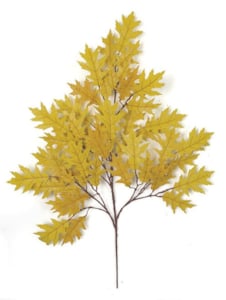 FireSafe 29" Pin Oak Branches 54 Leaves Approx. 25" Width Leaf Size 4.5" x 3.25" (Sold By Dozen)
