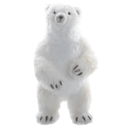20.4" Polar Bear  White