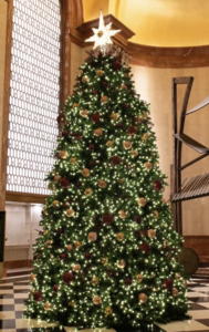 24 Foot x 13 Foot Wide  Artificial Grand Christmas Tree with 12150 UL Approved Commercial Grade L...
