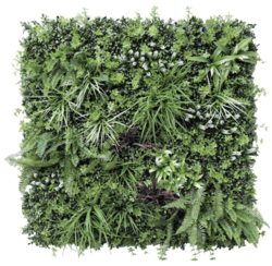 40 Inch x 40 Inch  (11SQ FT) Outdoor UV Rated  Tropical Artificial Garden  Outdoor UV Commercial ...